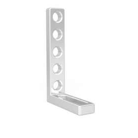 Упорный и крепежный угольник 275L (5отв./слот) хром