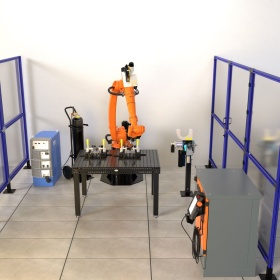 Сварочная роботизированная ячейка на базе промышленного робота